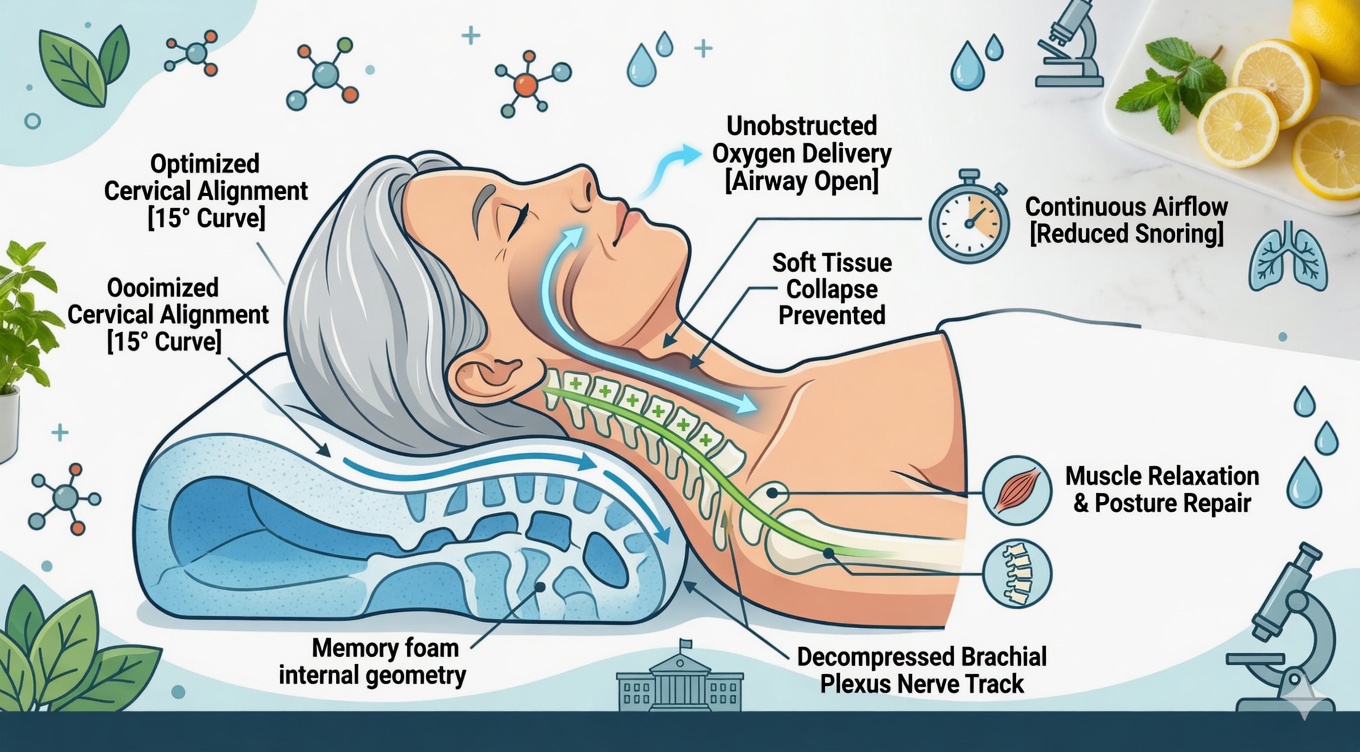 Cervical Compression Adjuster mechanism diagram